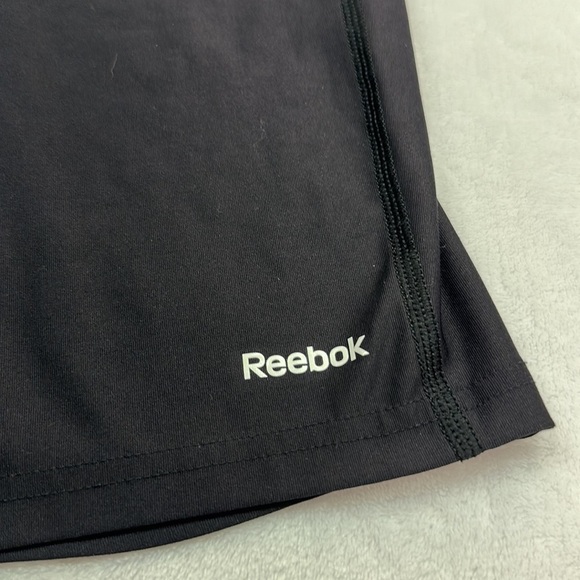 Reebok Black Athleisure Shorts Polyester/Spandex L - Picture 3 of 4